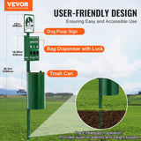 Food Storage: VEVOR Dog Waste Station 11.5 Gallons Outdoor Dog Poop Station with 600 Bags
