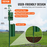 Food Storage: VEVOR Dog Waste Station with 600 Dog Poop Bags Commercial Park Pet Poop Station
