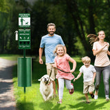 Food Storage: VEVOR Dog Waste Station with 600 Dog Poop Bags Commercial Park Pet Poop Station