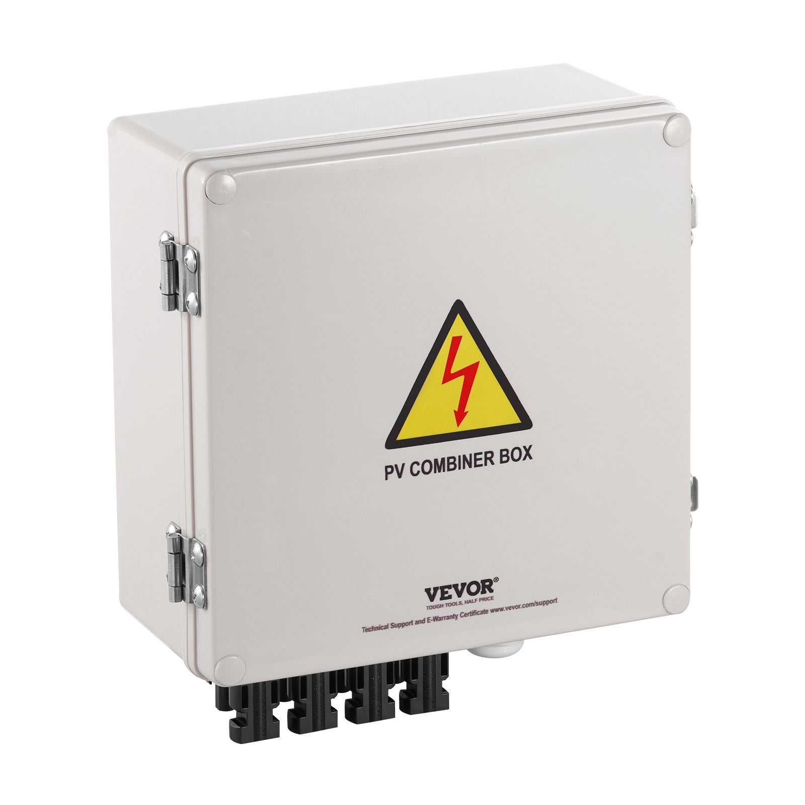 Automotive Repair & Speciality Tools: VEVOR Solar PV Combiner Box 4 String 10A for Solar Panel System ABS Case IP65
