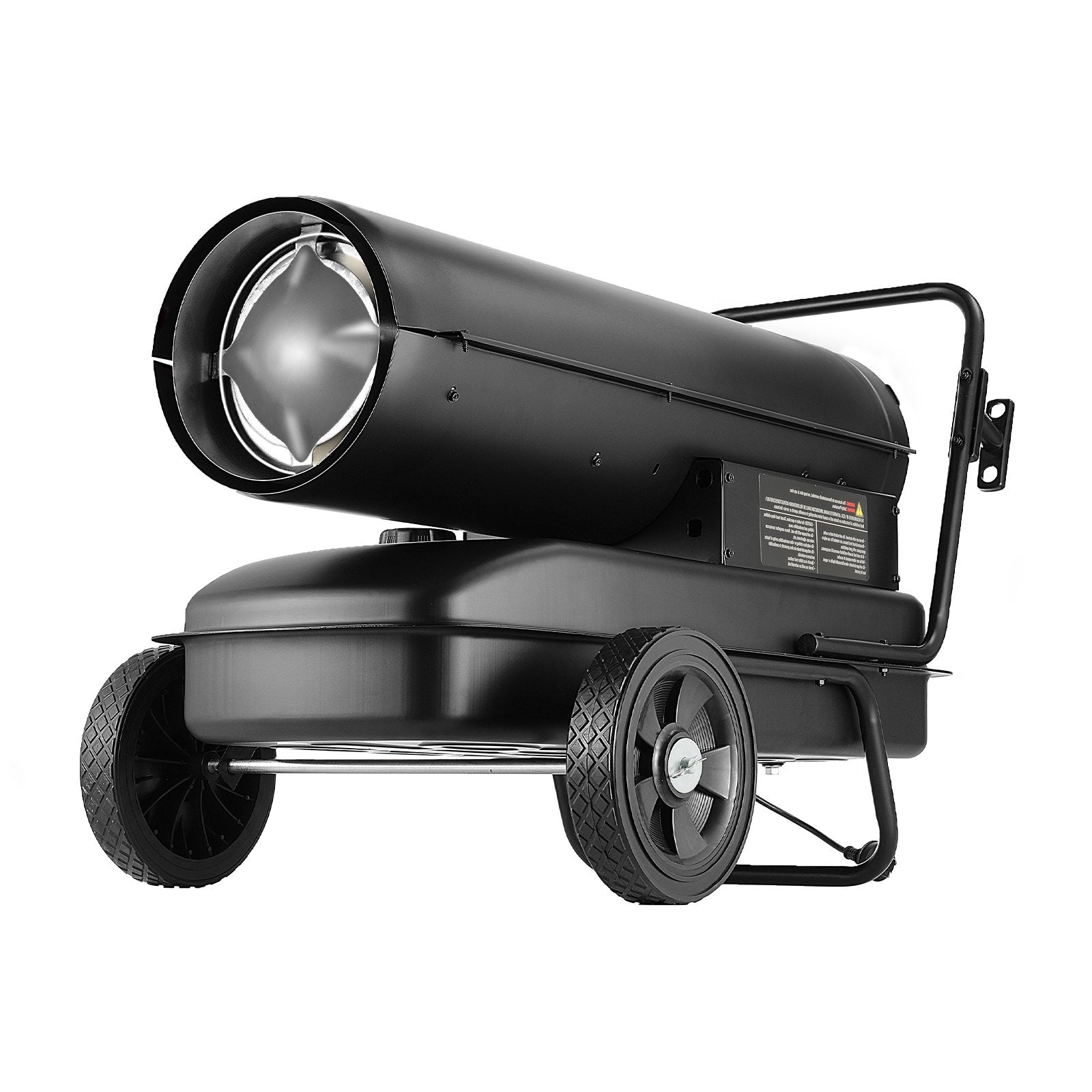 Fuel & Exhaust: VEVOR 100000Btu Kerosene/Diesel Forced Air Torpedo Space Heater with Thermostat