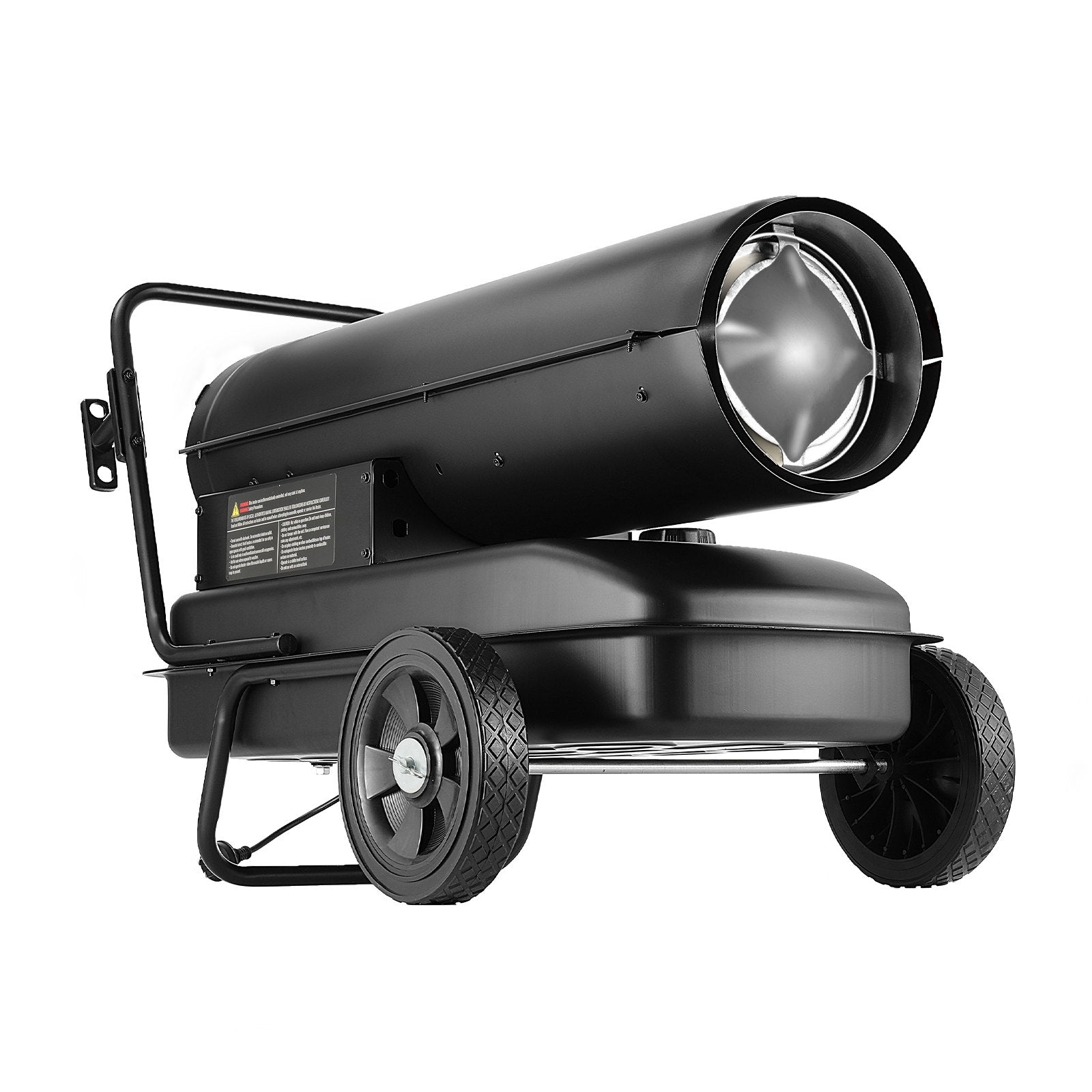 Fuel & Exhaust: VEVOR 100000Btu Kerosene/Diesel Forced Air Torpedo Space Heater with Thermostat