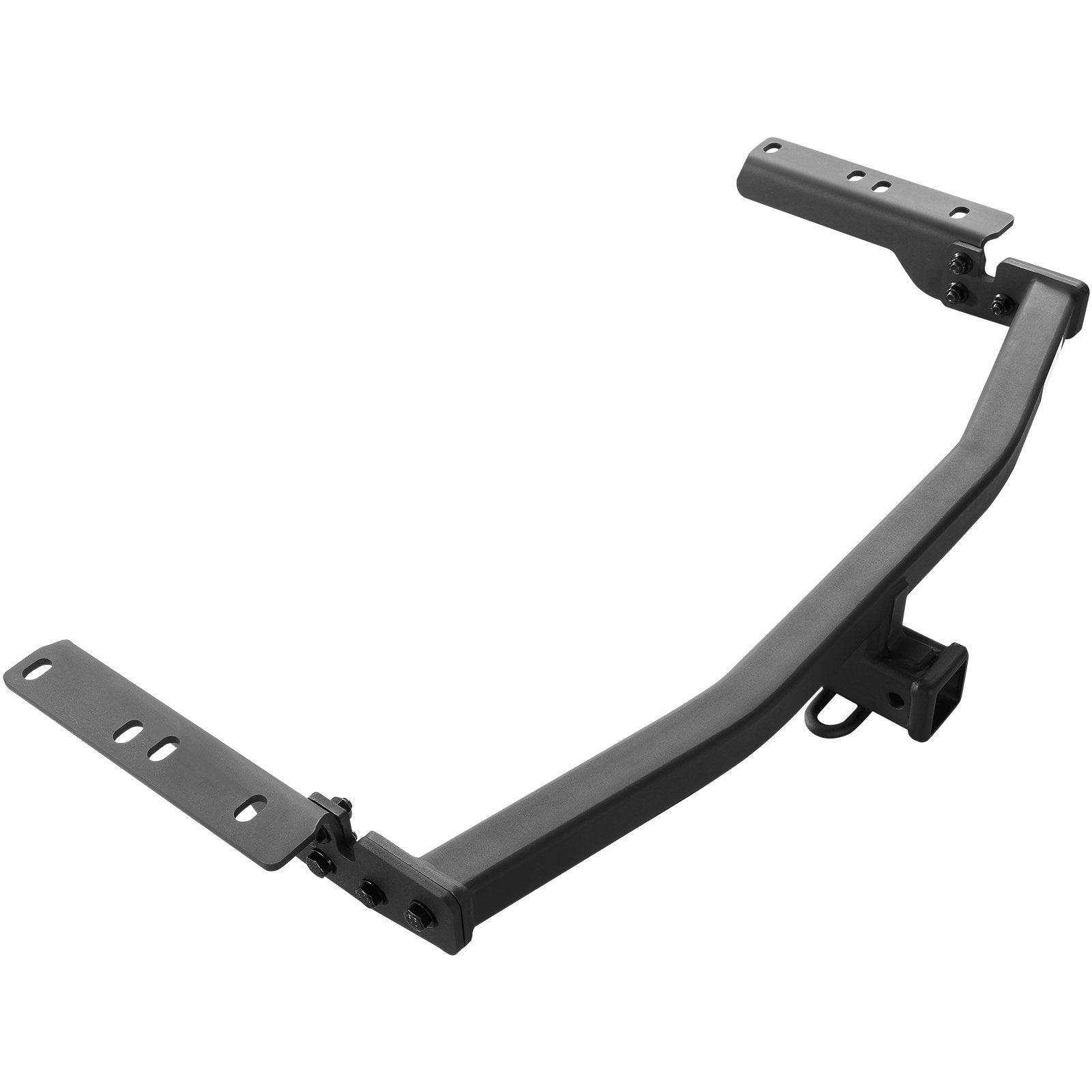 Class 3 Trailer Hitch, 2-Inch Receiver, Q455B Steel Tube Frame, Compatible with 2020-2023 Toyota Highlander, Multi-Fit Hitch to Receive Ball Mount, Cargo Carrier, Bike Rack, and Tow Hook, Black