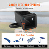 Automotive Parts: VEVOR Class 3 Trailer Hitch, 2-Inch Receiver, Q455B Steel Tube Frame, Compatible with 2020-2023 Toyota Highlander, Multi-Fit Hitch to Receive Ball Mount, Cargo Carrier, Bike Rack, and Tow Hook, Black