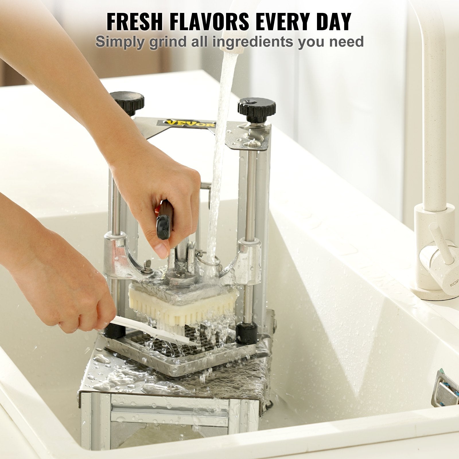 Gardening Tools: VEVOR Commercial Vegetable Dicer Vegetable Chopper 4 Blades French Fry Cutter