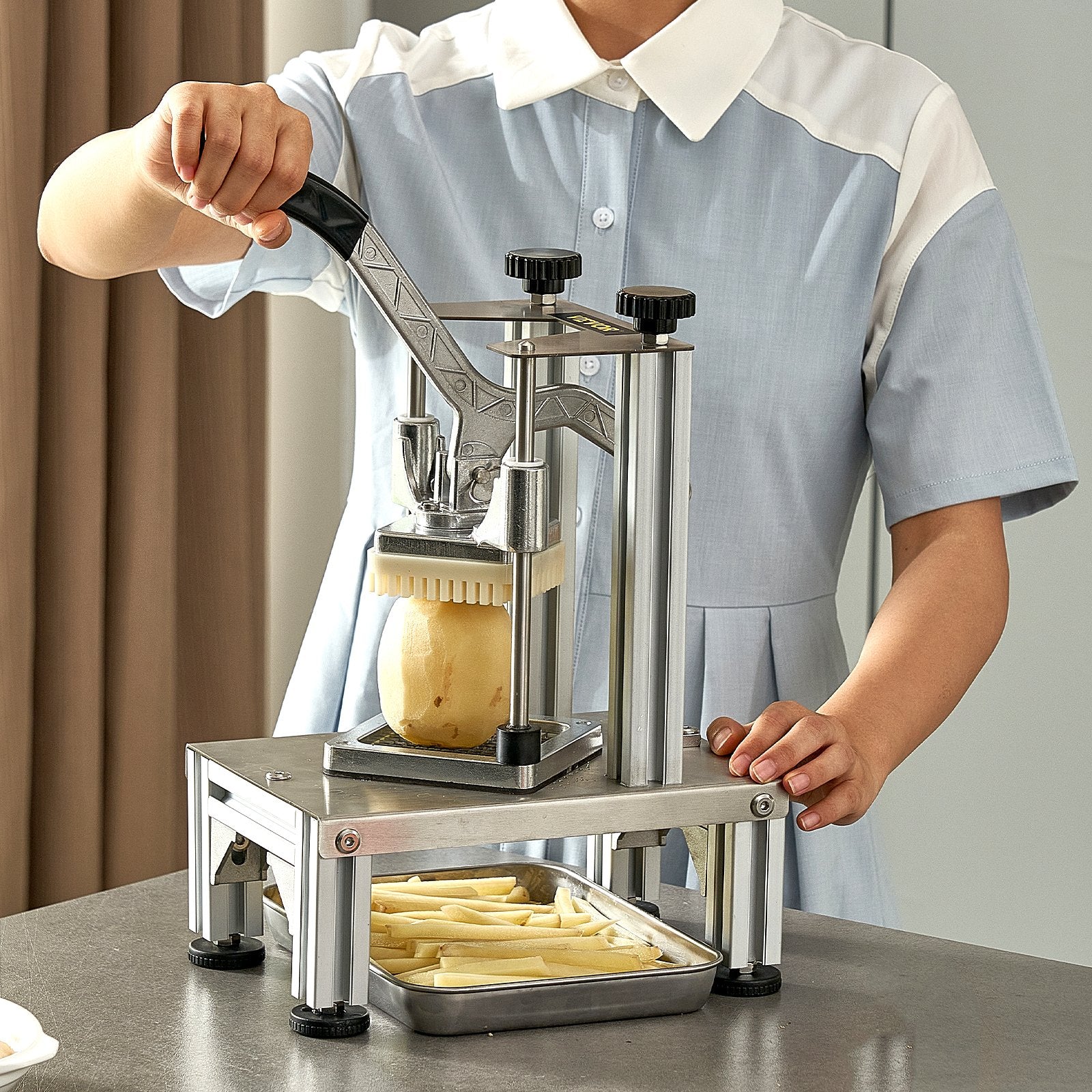 Gardening Tools: VEVOR Commercial Vegetable Dicer Vegetable Chopper 4 Blades French Fry Cutter