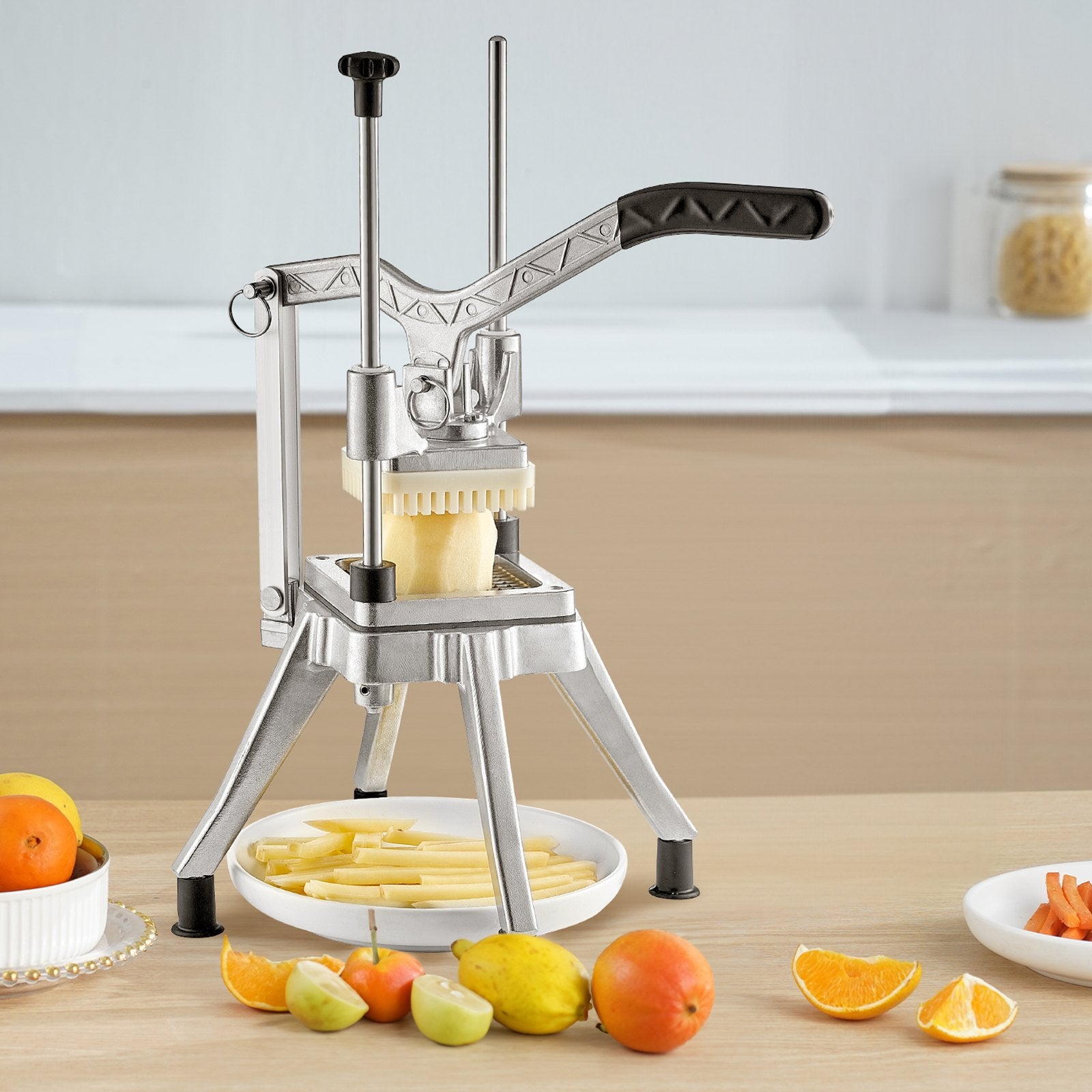 Gardening Tools: VEVOR Commercial Chopper Commercial Vegetable Chopper with 4 Blades Fruits Dicer