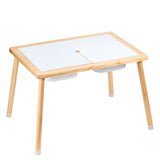 Outdoor Play Equipment: VEVOR Kids Sensory Table Indoor Wooden Play Sand Water Table with 3 Storage Bins