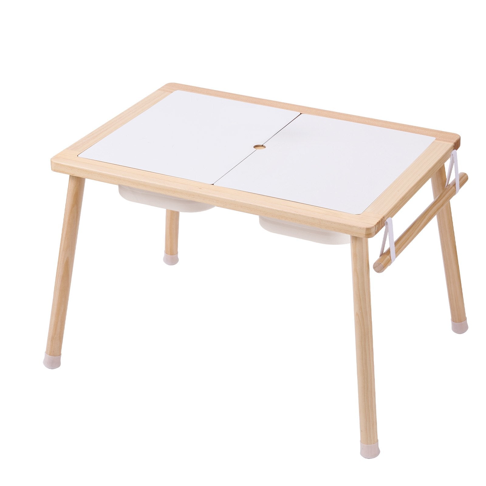 Food Storage: VEVOR Kids Sensory Table Sand Water Play Table with 1 Paper Roll 3 Storage Bins