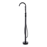 Dog Apparel: VEVOR Freestanding Bathtub Faucet, Floor Mount, Freestanding Tub Filler, Shower Mixer Taps, Two Water Modes, 360° Swivel Spout, for Bathing & Showering Pet Bathing Cleaning Drains Toilet Flushing