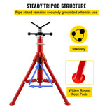 Automotive Lifts & Hoists: VEVOR Pipe Jack Stand V-Head Foldable Legs 2500LB Max. Height 52"