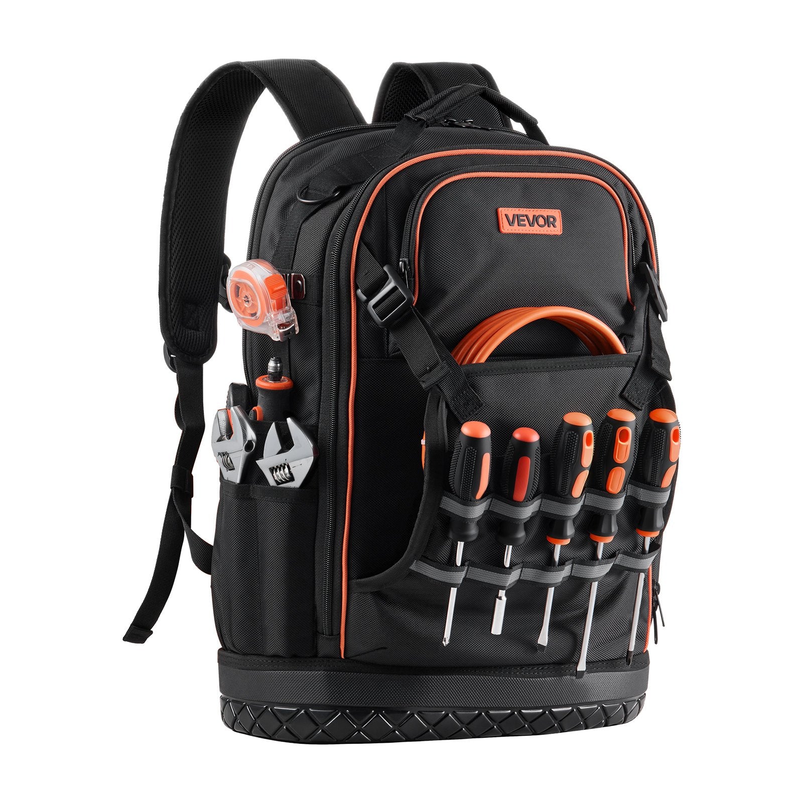 Sci-Fi DVDs & Blu-rays: VEVOR Tool Backpack, 65 Pockets, Heavy-duty Tools Storage Organizer Work Bags with Laptop Compartment & Molded Base, Electrician Jobsite Backpack for Electrician, Repairman, and HVAC Techs