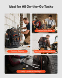 Sci-Fi DVDs & Blu-rays: VEVOR Tool Backpack, 65 Pockets, Heavy-duty Tools Storage Organizer Work Bags with Laptop Compartment & Molded Base, Electrician Jobsite Backpack for Electrician, Repairman, and HVAC Techs