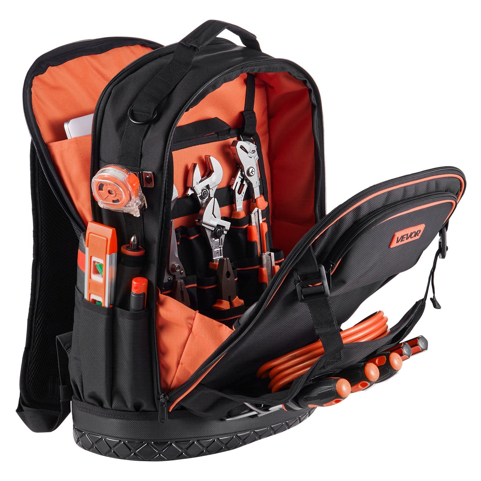Sci-Fi DVDs & Blu-rays: VEVOR Tool Backpack, 65 Pockets, Heavy-duty Tools Storage Organizer Work Bags with Laptop Compartment & Molded Base, Electrician Jobsite Backpack for Electrician, Repairman, and HVAC Techs