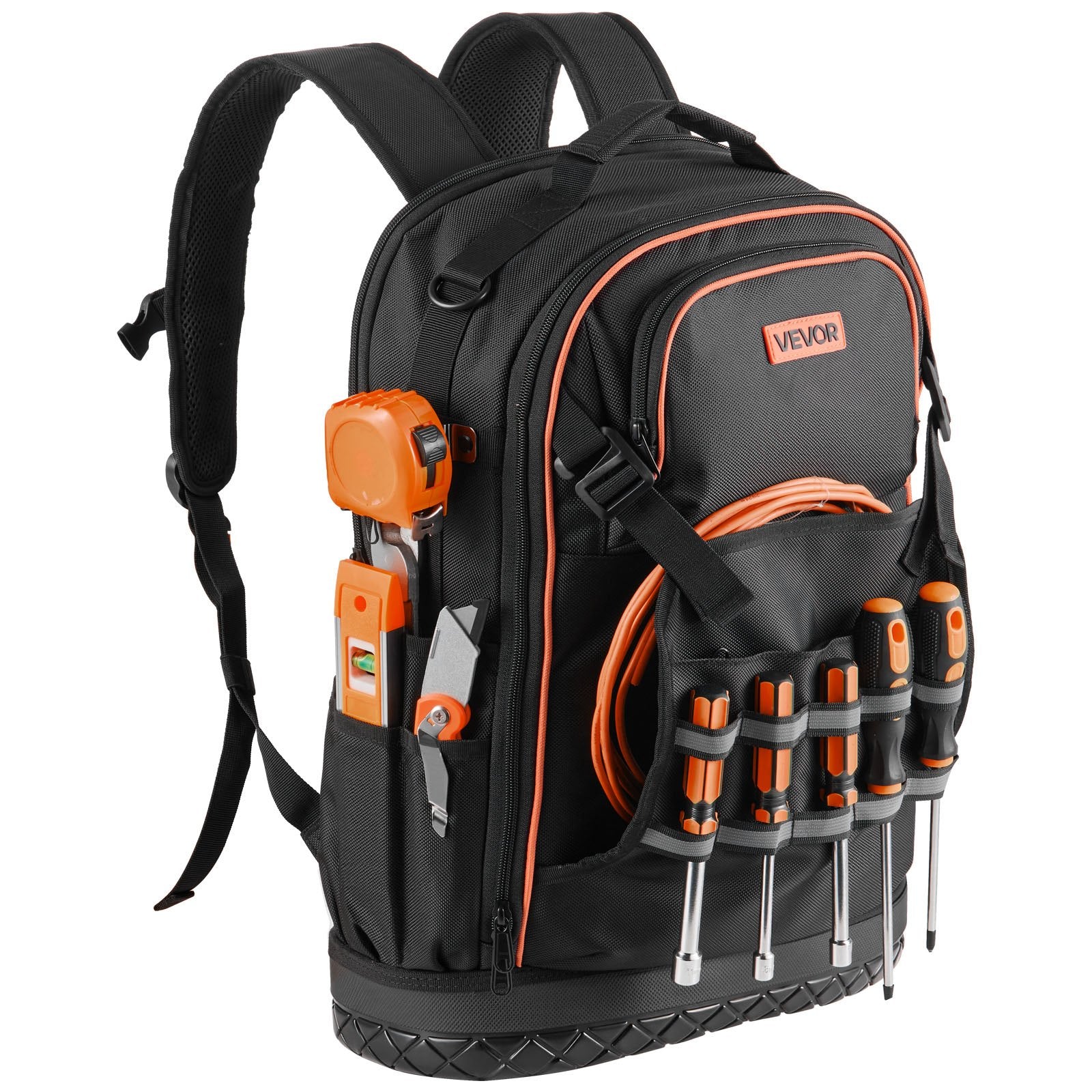 Sci-Fi DVDs & Blu-rays: VEVOR Tool Backpack, 65 Pockets, Heavy-duty Tools Storage Organizer Work Bags with Laptop Compartment & Molded Base, Electrician Jobsite Backpack for Electrician, Repairman, and HVAC Techs