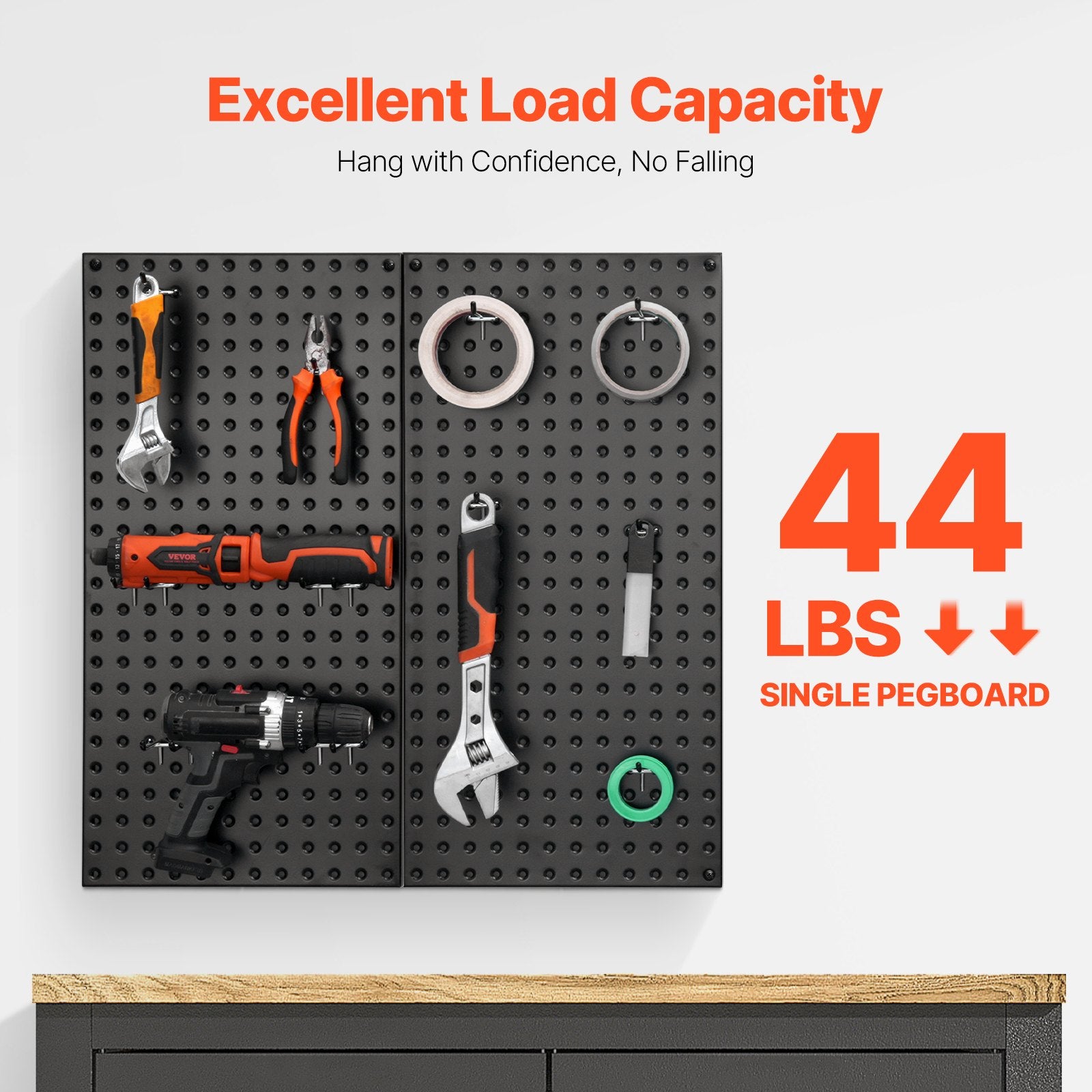 Audio Accessories: VEVOR Metal Pegboard Panels609.6 x 304.8 mm2 Panels Wall Organizer for Home