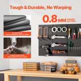 Audio Accessories: VEVOR Metal Pegboard Panels609.6 x 304.8 mm3 Panels Wall Organizer for Home