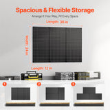 Audio Accessories: VEVOR Metal Pegboard Panels609.6 x 304.8 mm3 Panels Wall Organizer for Home