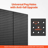 Audio Accessories: VEVOR Metal Pegboard Panels609.6 x 304.8 mm3 Panels Wall Organizer for Home