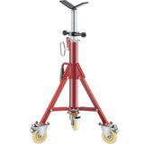 Speaker Accessories: VEVOR Pipe Stand, Pipe Jack Stands with Casters Adjustable Height 28-52 Inch, V Head Pipe Stand 882 LB, Folding Portable Pipe Stands 1/8 to 12 Inch Pipe Supporting, Steel Jack Stand