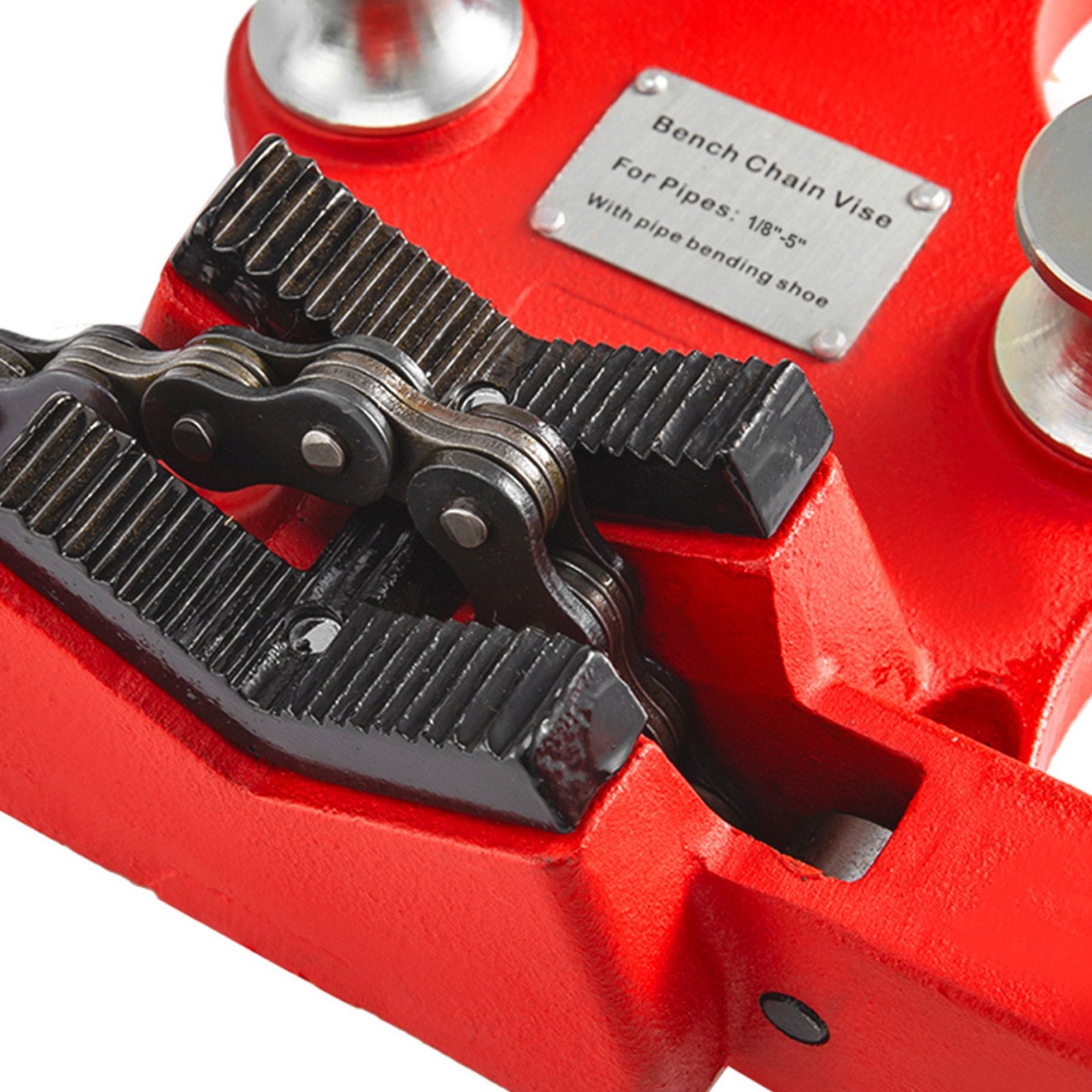 Automotive Parts: Screw Bench Chain Vice For 1/8'' to 5'' Pipe Bench Vice With Crank Handle