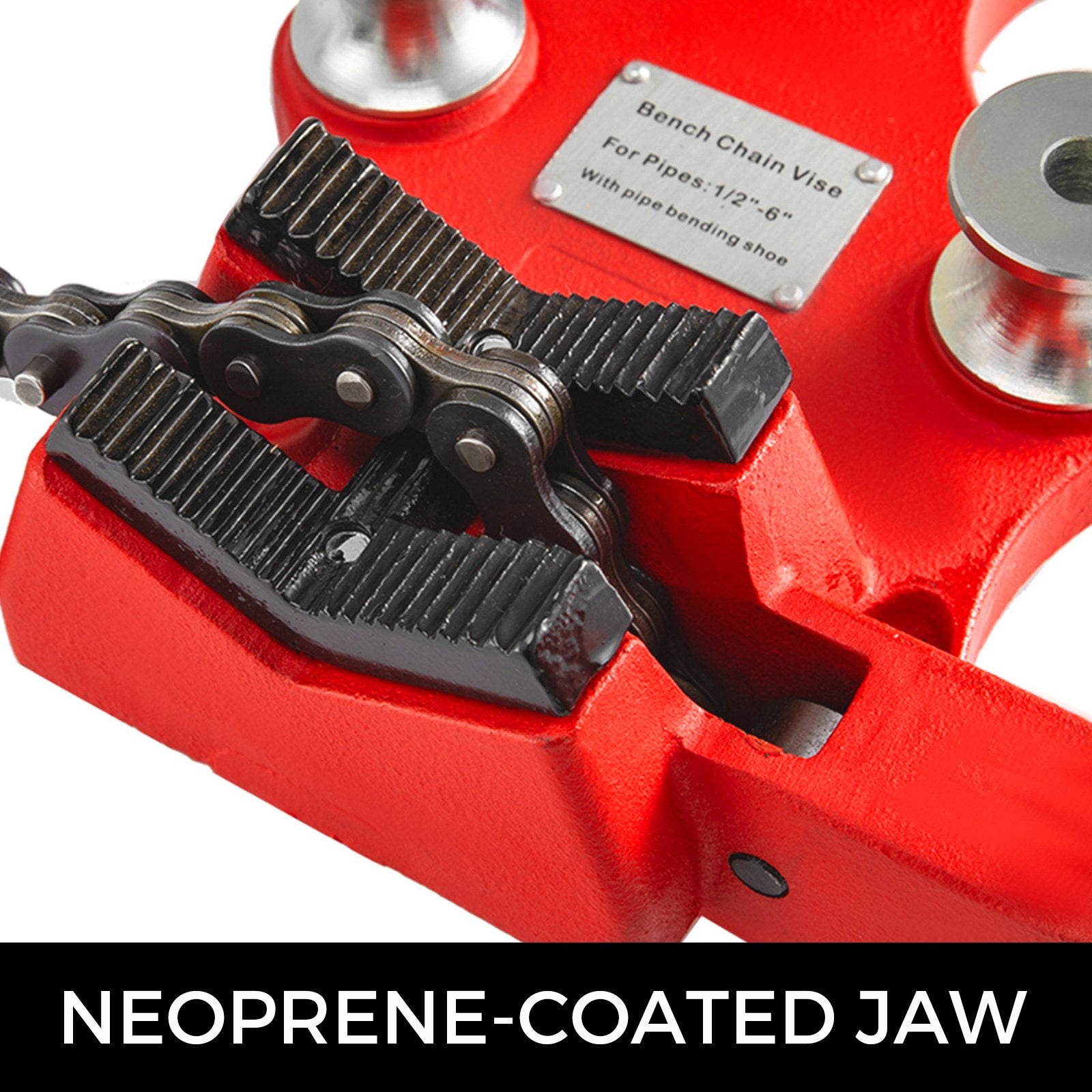 Automotive Parts: Screw Bench Chain Vice For 1/8'' to 5'' Pipe Bench Vice With Crank Handle