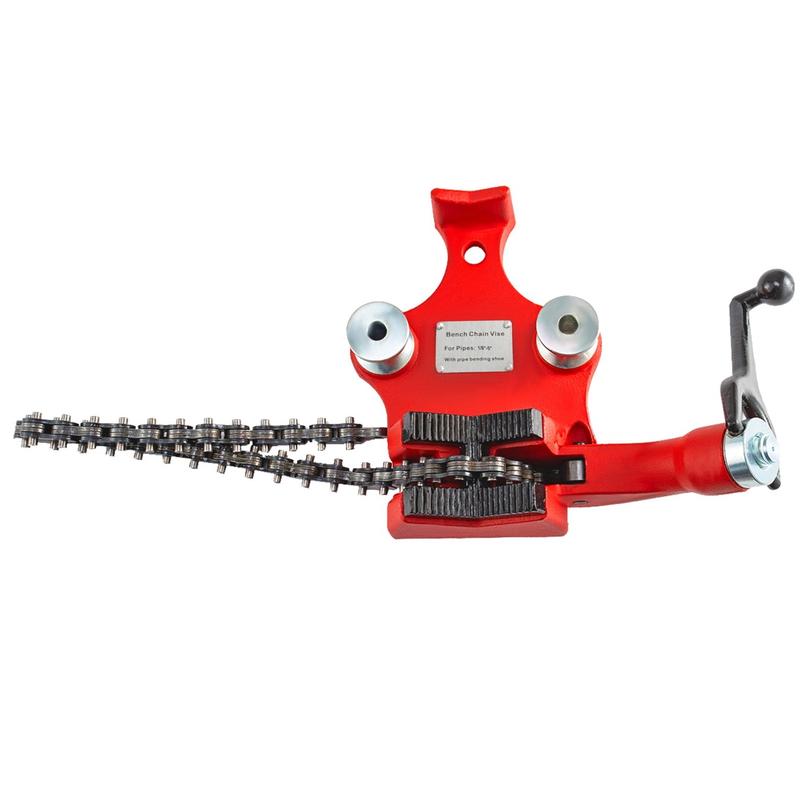 Automotive Parts: Screw Bench Chain Vice For 1/8'' to 5'' Pipe Bench Vice With Crank Handle