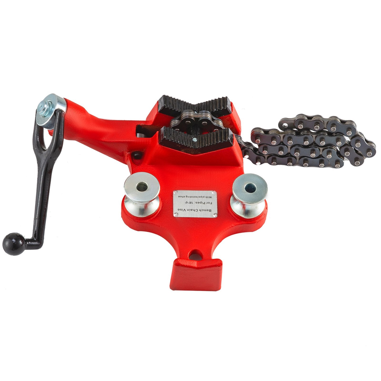 Automotive Parts: Screw Bench Chain Vice For 1/8'' to 5'' Pipe Bench Vice With Crank Handle