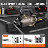 Chainsaws: VEVOR 2300W Electric Hydraulic Rebar Cutter Cutting up to 1.26 Inch 5-32mm