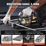 Rebar Cutters: VEVOR Electric Hydraulic Rebar Cutter, 1000W Portable Rebar Cutter, Cutting up to 5/8 Inch (4-16mm) #5 Rebar within 2 Seconds, High Power Steel Rebar Cutter with Oil Can Rich Accessories,Black RC-16