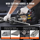 Rebar Cutters: VEVOR 1000W Electric Hydraulic Rebar Cutter Cutting up to 3/4 Inch #6 4-20mm