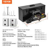 Rebar Cutters: VEVOR 1000W Electric Hydraulic Rebar Cutter Cutting up to 3/4 Inch #6 4-20mm