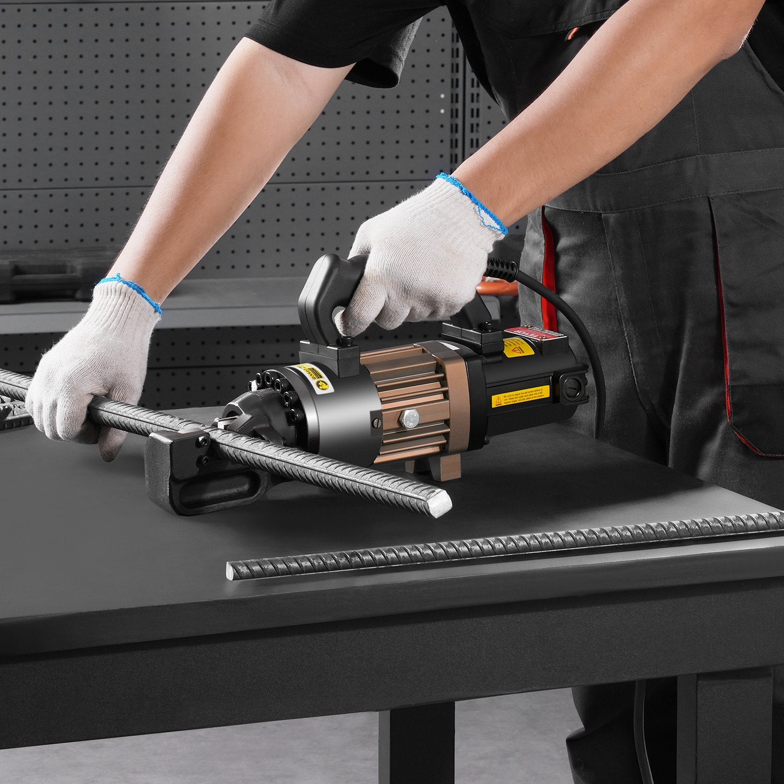 Chainsaws: VEVOR 1500W Electric Hydraulic Rebar Cutter Cutting up to 7/8 Inch #7 4-22mm