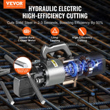Chainsaws: VEVOR 2000W Electric Hydraulic Rebar Cutter Cutting up to 1 Inch #8 4-25mm