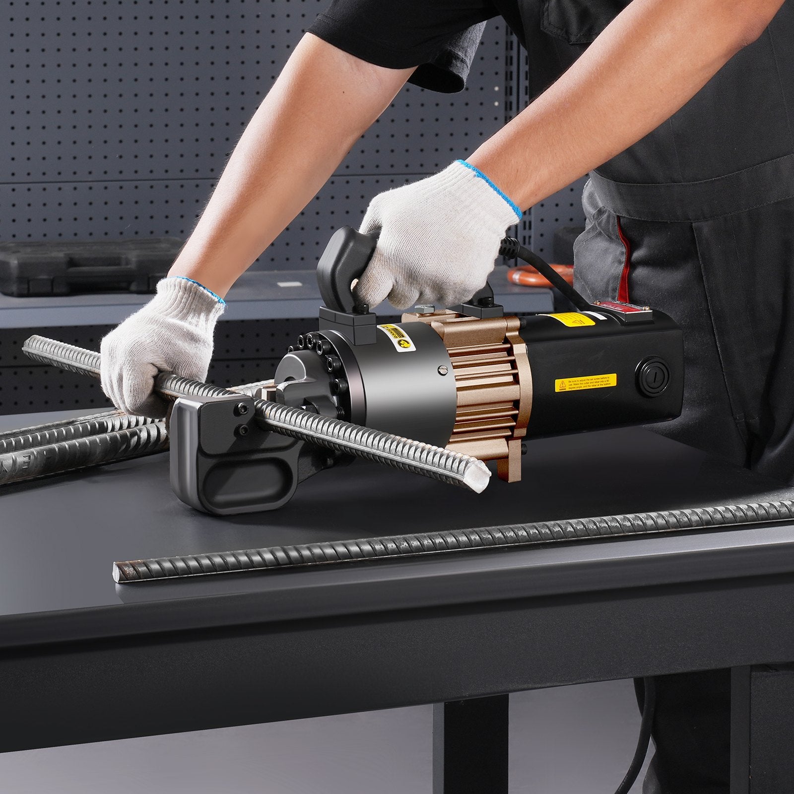 Chainsaws: VEVOR 2000W Electric Hydraulic Rebar Cutter Cutting up to 1 Inch #8 4-25mm