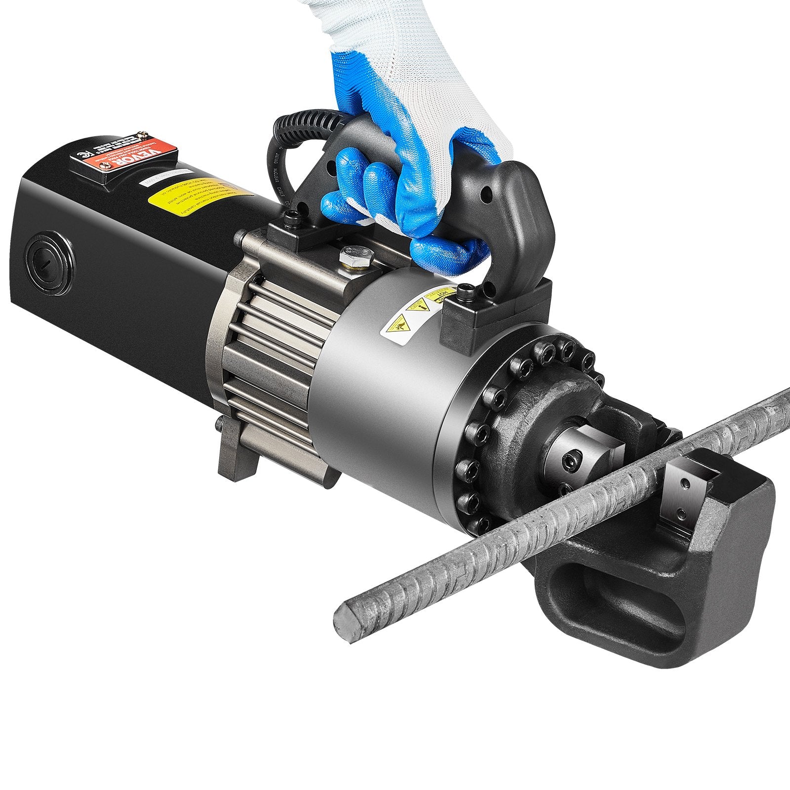 Chainsaws: VEVOR 2000W Electric Hydraulic Rebar Cutter Cutting up to 1 Inch #8 4-25mm