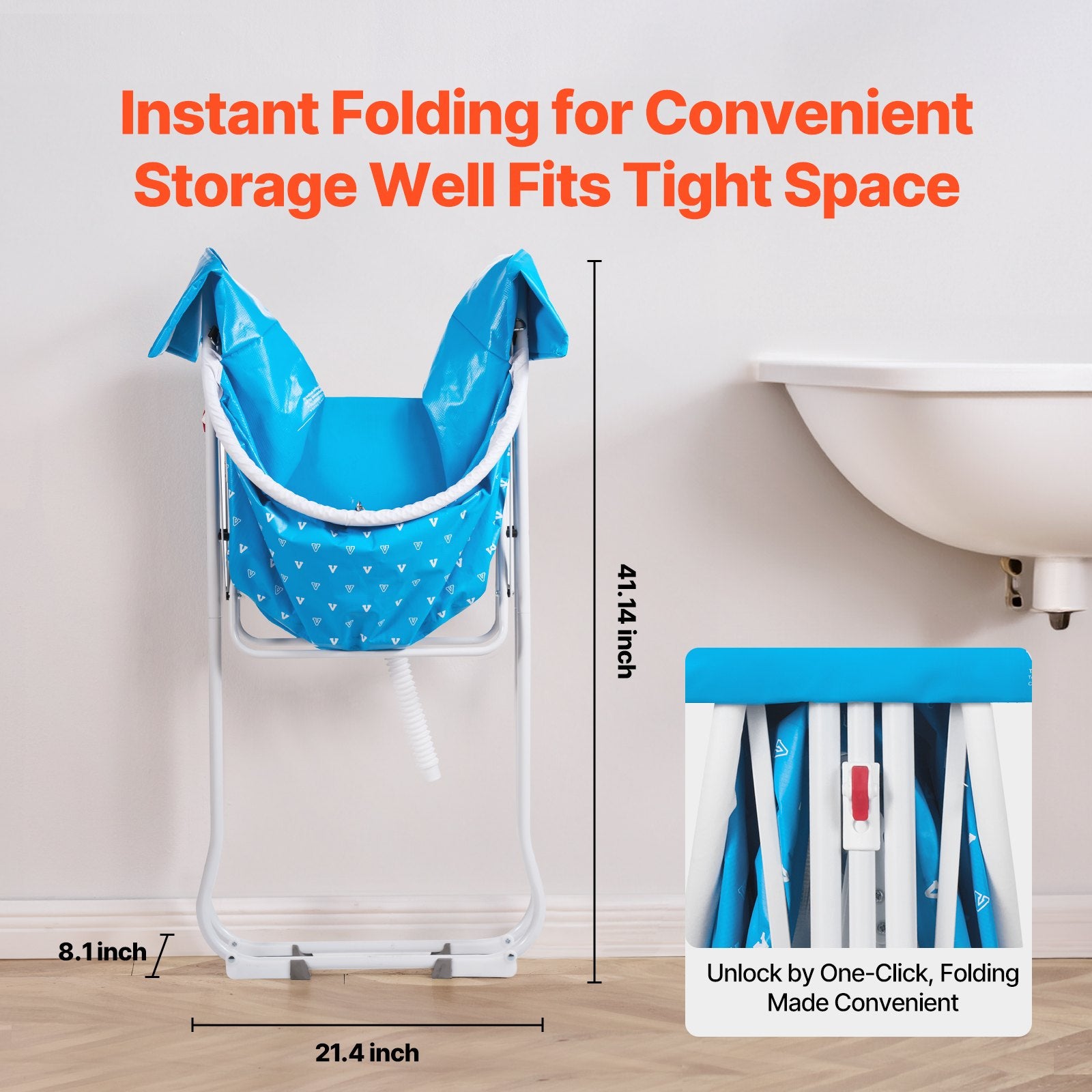 Dog Playpens & Gates: VEVOR Portable Dog Bathtub, Elevated & Foldable Space-saving Pet Shower Station with Quick Drainage, Bathing Tub for Washing & Grooming Small and Medium Size Dogs and Cats Indoor & Outdoor, Light Blue