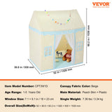 Pretend Play: VEVOR Kids Play Tent, Kids Tent for Kids 1-5 Years Old, Toddler Tent with Mat and Tent Lamp, Tent for Kids with Windows for Indoor and Outdoor, Play House Castle Tent for Boys and Girls, Beige