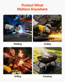 Wedding Favours: VEVOR Welding Blanket, 1219mm x 1829mm Silicone Coated Fiberglass Welding Blanket, 1800°F Heat Resistant Safety Protection Blankets, Flame Retardant Fireproof Insulation Mat with Metal Grommets