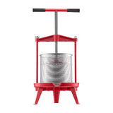Gardening Tools: VEVOR 3.69 Gal/14L Fruit Wine Press, Stainless Steel Basket with Cross-beam and Triangular Structure, Manual Juice Maker, Cider Apple Grape Tincture Making Press with T-Handle for Kitchen Home