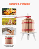Kitchen & Bathroom DIY: VEVOR Fruit Wine Press Manual Press for Wine Making 3.2 Gal/12L Wood Basket