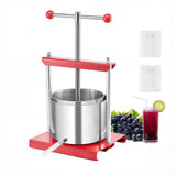 Speciality Appliances: VEVOR Fruit Wine Press Manual Press for Wine Making 1.6 Gal/6L Stainless Steel