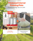 Speciality Appliances: VEVOR Fruit Wine Press Manual Press for Wine Making 1.6 Gal/6L Stainless Steel