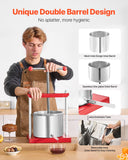 Speciality Appliances: VEVOR Fruit Wine Press Manual Press for Wine Making 1.6 Gal/6L Stainless Steel