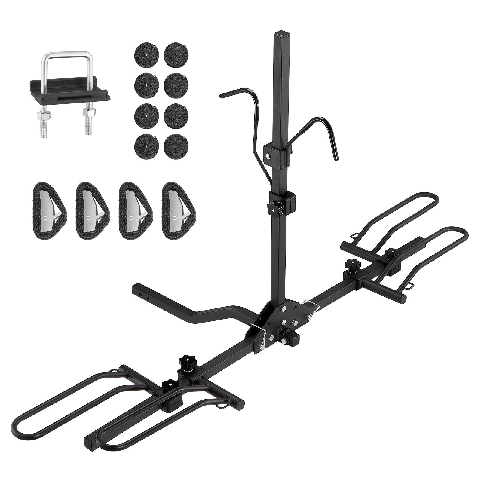 Back Care: VEVOR 2-Bike Rack Hitch Mount Folding Carrier Car Truck SUV 1.25