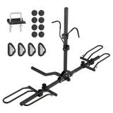 Back Care: VEVOR 2-Bike Rack Hitch Mount Folding Carrier Car Truck SUV 1.25