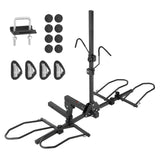 Bicycle Stands & Storage: VEVOR 2-Bike Rack Hitch Mount 160lbs Folding Carrier Car Truck SUV 2
