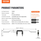 Basketball & Basketball Accessories: VEVOR Safety Squat Bar, 318kg Fitness Squat  Bar, Safety Squat Bar Attachment with Shoulder and Arm Pads, 28mm Diameter Weight Bar, Ideal for Front Squats, Lunges, Rehab, Physical Therapy