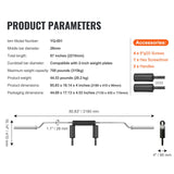 Basketball & Basketball Accessories: VEVOR Safety Squat Bar, 318kg Fitness Squat  Bar, Safety Squat Bar Attachment with Shoulder and Arm Pads, 28mm Diameter Weight Bar, Ideal for Front Squats, Lunges, Rehab, Physical Therapy