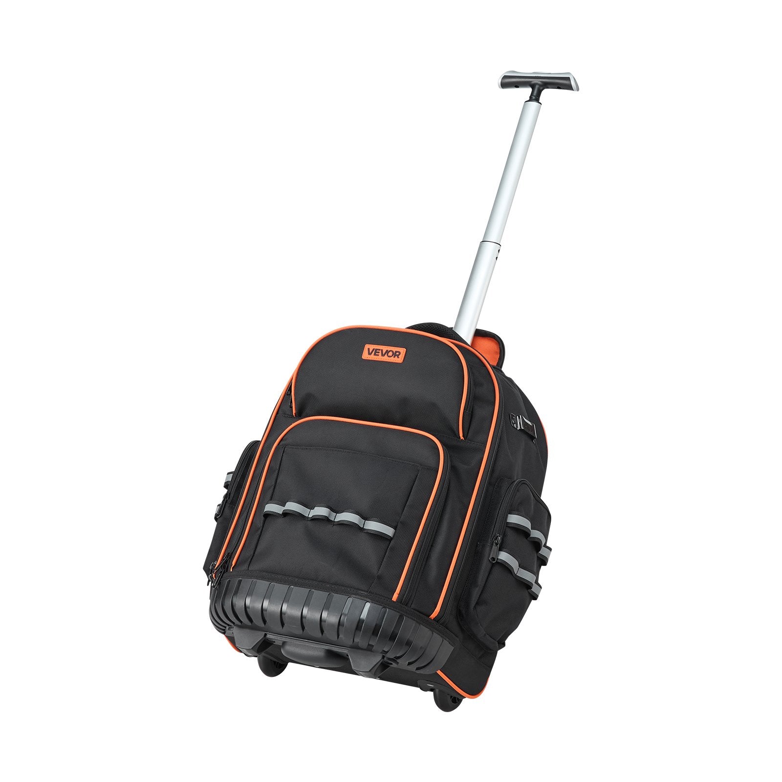 Mobility & Accessibility: VEVOR Rolling Tool Backpack, 110 lbs Load Capacity, 45 Pockets Heavy Duty Roller Tool Bag on Wheels, Adjustable Telescoping Handle & Stable Base, Toolbag Organizers for Construction, Mechanic